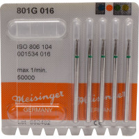 Diamanten 801, gyémántcsiszoló, zöld, ISO 016, HP, 5 darab