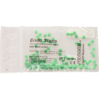 Endo stops, (3,5 x 1 mm), zöld, Szilikon, 100 darab
