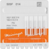 Diamanten 509, gyémántcsiszoló, piros, ISO 014, FG, 5 darab