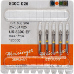 Diamanten 830, gyémántcsiszoló, sárga, ISO 025, RA, 5 darab