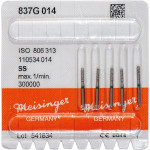 Diamanten 837, gyémántcsiszoló, zöld, ISO 014, FGS, 5 darab