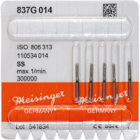 Diamanten 837, gyémántcsiszoló, zöld, ISO 014, FGS, 5 darab