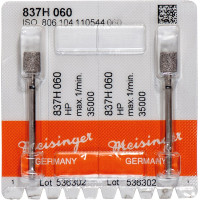 Diamanten 837, gyémántcsiszoló, fekete, ISO 060, HP, 2 darab