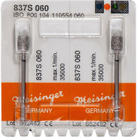 Diamanten 837, gyémántcsiszoló, fekete, ISO 060, HPS, 2 darab