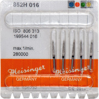 Diamanten 852, gyémántcsiszoló, fekete, ISO 016, FGS, 5 darab