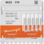 Diamanten 862, gyémántcsiszoló, zöld, ISO 016, FG, 5 darab