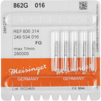 Diamanten 862, gyémántcsiszoló, zöld, ISO 016, FG, 5 darab