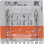 Diamanten 875, gyémántcsiszoló, fekete, ISO 065, HP, 2 darab