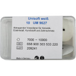 Unisoft (9627), Polírozó (Univerzális), szereletlen Lencse, fehér, 10 darab