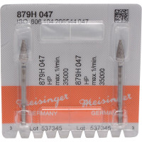 Diamanten 879, gyémántcsiszoló, fekete, ISO 047, HP, 2 darab