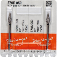 Diamanten 879, gyémántcsiszoló, fekete, ISO 050, HP, 2 darab