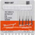 Diamanten 801L, gyémántcsiszoló, kék, ISO 007, FG, 5 darab