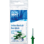 Omni (1,40 mm ¦ 2,3 - 4,3 mm), Fogköztisztító kefe, zöld, kónuszos, 6 darab