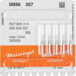 Mikro-Diamant M896, gyémántcsiszoló, kék, ISO 007, FG, 5 darab