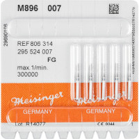 Mikro-Diamant M896, gyémántcsiszoló, kék, ISO 007, FG, 5 darab