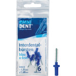 Omni (1,20 mm ¦ 3,0 mm), Fogköztisztító kefe, kék, hengeres, 6 darab