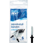 Omni (2,50 mm ¦ 6,0 mm), Fogköztisztító kefe, fekete, hengeres, 6 darab