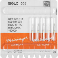 Diamanten 890L, gyémántcsiszoló, sárga, ISO 008, FG, 5 darab