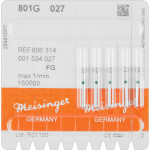 Diamanten 801, gyémántcsiszoló, zöld, ISO 027, FG, 5 darab