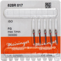 Diamanten 828, gyémántcsiszoló, piros, ISO 017, FG, 5 darab