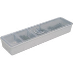 Kleinteilebehälter mit Deckel - Stück langer Kleinteilebehälter 21,3 x 5,7 x 2,9 cm - 20Z473