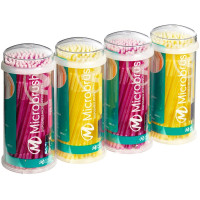 Microbrush® Applikatoren Tube Serie - 400 darabos csomag, rózsaszín/sárga, fein - MFA400