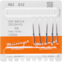 Diamanten 863, gyémántcsiszoló, kék, ISO 012, FG, 5 darab