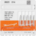 Diamanten 862 Packung 5 Diamanten gelb ISO 014, FG