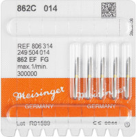 Diamanten 862 Packung 5 Diamanten gelb ISO 014, FG