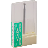 Gyémántcsiszoló (Szintergyémánt) (801 S) (ISO 25), ISO 25 Gömb, ISO-Forma 001, Szintergyémánt, 1 darab