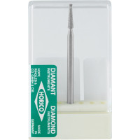 Gyémántcsiszoló (Szintergyémánt) (858 S) (ISO 21), Kézidarab (HP, Ø 2,35 mm, ISO 104) ISO 21 Kónusz, ISO-Forma 165, Szintergyémánt, 8 mm, 1 darab