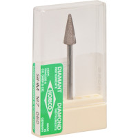 Gyémántcsiszoló (Szintergyémánt) (859 LS) (SHM) (ISO 50) Medium, Kézidarab (HP, Ø 2,35 mm, ISO 104) ISO 50 Kónusz, ISO-Forma 167, Szintergyémánt, 12 mm, 1 darab