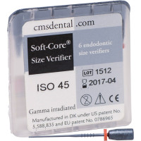 Soft Core Prüfstifte - Packung 6 Stück ISO 045 - SSV6/45