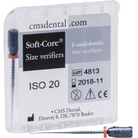 Soft Core Prüfstifte - Packung 6 Stück ISO 020 - SSV6/20