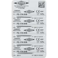 Diamant FG 174, gyémántcsiszoló, ISO 018, 5 darab Diamant FG 174, gyémántcsiszoló, ISO 018, 5 darab