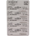 Diamant FG 225, gyémántcsiszoló, ISO 010, 5 darab Diamant FG 225, gyémántcsiszoló, ISO 010, 5 darab
