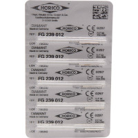 Diamant FG 239, gyémántcsiszoló, ISO 012, 5 darab Diamant FG 239, gyémántcsiszoló, ISO 012, 5 darab