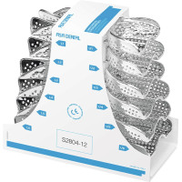 PERMA-LOCK Abformlöffel - 12 darabos készlet, felső + alsó perforált - S2804-12