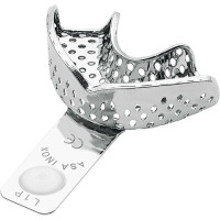 PERMA-LOCK Abformlöffel - 1 db, alsó Front parciális, perforált, fehér, 2804-L1P - 2804-L1P