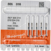 Diamanten 806, gyémántcsiszoló, kék, ISO 016, FG, 5 darab