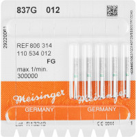 Diamanten 837 Packung 5 Diamanten grün ISO 012, FG