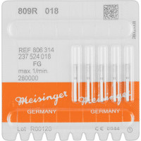 Diamanten 809R, gyémántcsiszoló, kék, ISO 018, FG, 5 darab