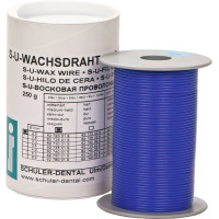 S-U-WACHSDRAHT Rolle 250 g blau, Ø 2 mm, mittel hart