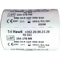 Tri Hawk HM fúrók - Roll 100 darab FG, 2 mm, ISO 008