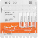 Diamanten 867, gyémántcsiszoló, zöld, ISO 012, FG, 5 darab