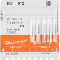 Diamanten 847, gyémántcsiszoló, kék, ISO 012, FG, 5 darab