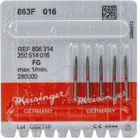 Diamanten 863 Packung 5 Diamanten piros, ISO 016, FG