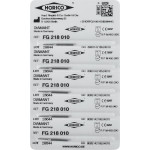 Diamant FG 218, gyémántcsiszoló, ISO 010, 5 darab Diamant FG 218, gyémántcsiszoló, ISO 010, 5 darab