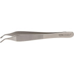 Chirurgische Pinzetten nach Adson-Brown - 1 db, gebogen - TP43A