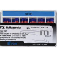 Mtwo (28 mm) (5 %) (ISO 30), Guttapercha-csúcs, ISO 30 rózsaszín, Guttapercha, 28 mm, 60 darab